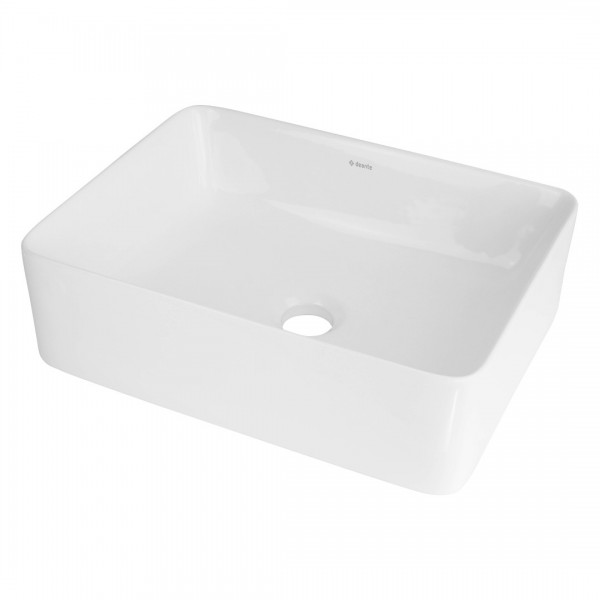 Deante Jasmin umywalka nablatowa prostokątna 40x30 cm biała CDJ_6U4S
