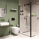 Deante Hiacynt zestaw 6w1 przycisk czarny mat CDYN6ZPW