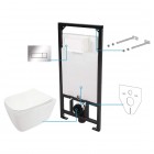 Deante Hiacynt zestaw 6w1 przycisk chrom CDYS6ZPW