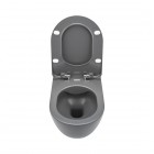 Deante Peonia muszla wisząca bez kołnierza antracyt CDE DZPW