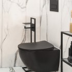 Deante Peonia zestaw 6w1 przycisk czarny mat CDENNZPW