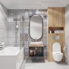 Deante Peonia muszla wisząca bez kołnierza CDE 6ZPW