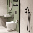 Deante Silia uchwyt na papier toaletowy czarny mat ADI_N211