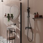 Deante Silia półka ścienna czarny mat ADI_N511