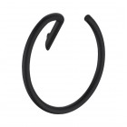 Deante Silia wieszak na ręcznik okrągły czarny mat ADI_N611