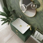 Deante Silia wieszak na ręcznik 61,5 cm podwójny złoty połysk ADI_Z631