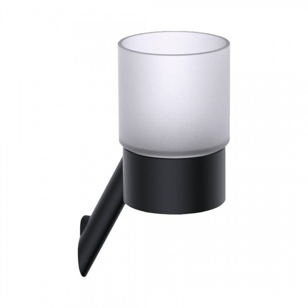 Deante Silia kubek wiszący czarny mat/szkło ADI_N911