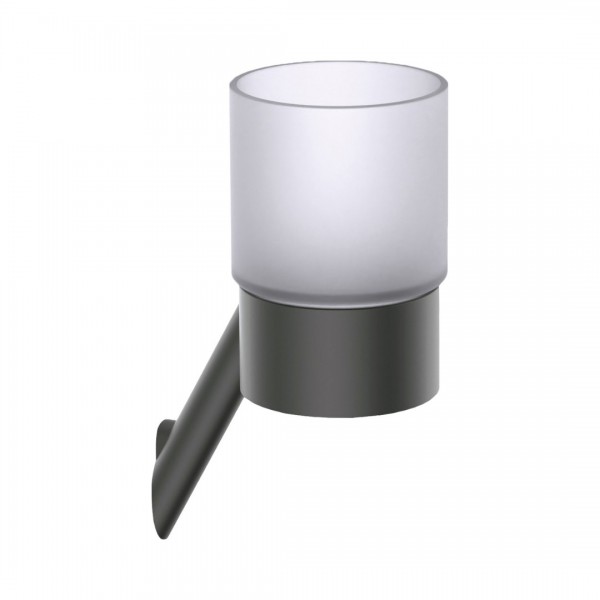 Deante Silia kubek wiszący titanium/szkło ADI_D911