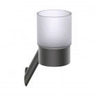 Deante Silia kubek wiszący titanium/szkło ADI_D911