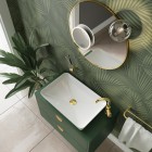 Deante Silia kubek wiszący złoty połysk/szkło ADI_Z911