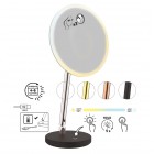 Deante Silia lusterko kosmetyczne z podświetleniem LED czarny mat ADI_N812