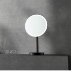 Deante Silia lusterko kosmetyczne z podświetleniem LED czarny mat ADI_N812