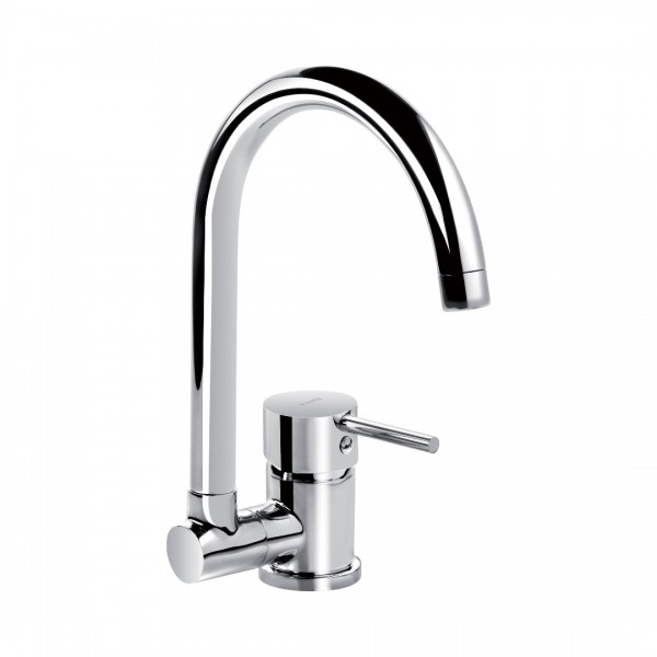 Deante Aster bateria zlewozmywakowa ze składaną wylewką U BCA 061M