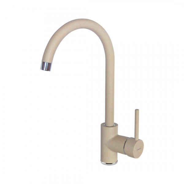 Deante Nemezja bateria zlewozmywakowa z wylewką U piaskowa BEN 762M