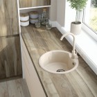 Deante Nemezja bateria zlewozmywakowa beżowa BEN 562M