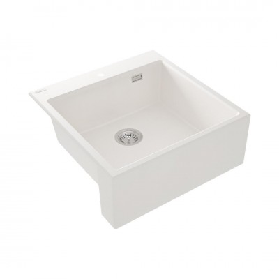 Deante Eridan zlewozmywak granitowy 61x60 cm alabaster ZQE_A10K