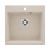Deante Evora zlewozmywak granitowy 50x50 cm beżowy mat ZQJ_5103