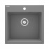 Deante Evora zlewozmywak granitowy 50x50 cm szary metalik ZQJ_S103