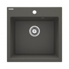 Deante Evora zlewozmywak granitowy 50x50 cm antracyt metalik ZQJ_T103