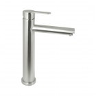 Deante Neo Lupo bateria umywalkowa wysoka stojąca stal szczotkowana BLU_F20K