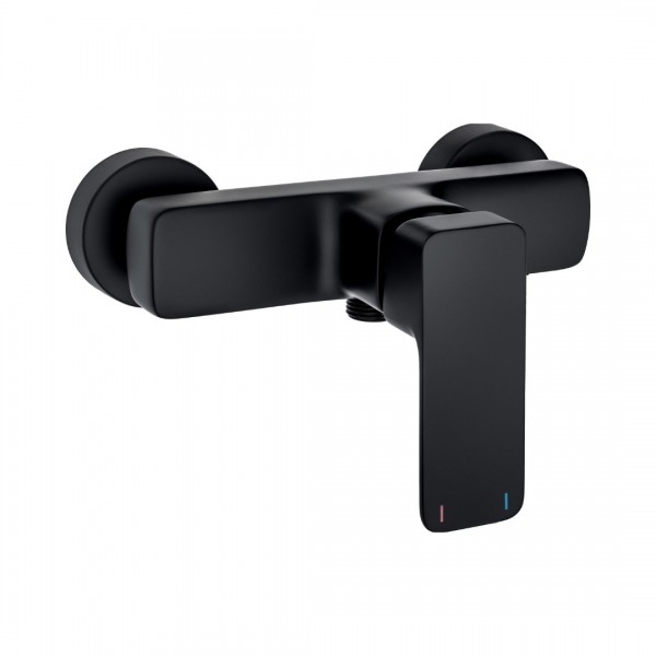 Deante Neo Maro bateria prysznicowa ścienna czarny mat BLO_N40M