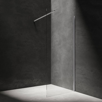 Omnires Marina ścianka wolnostojąca Walk-in 80 cm chrom DNR80XCRTR