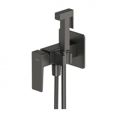 Omnires Parma bateria bidetowa podtynkowa grafit SYSPMBI2GR