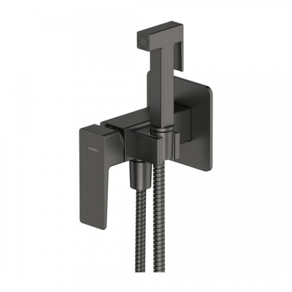 Omnires Parma bateria bidetowa podtynkowa grafit SYSPMBI2GR