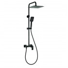 Valvex Loft zestaw natryskowy z deszczownicą 25 cm czarny mat 2455750