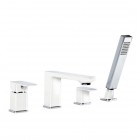 Valvex Loft bateria wannowa 4-otworowa biały/chrom 2456550