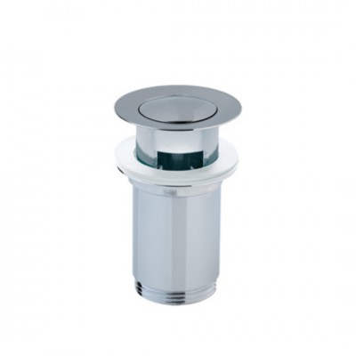 Valvex Star korek do umywalki z przelewem klik klak okrągły chrom 2452500