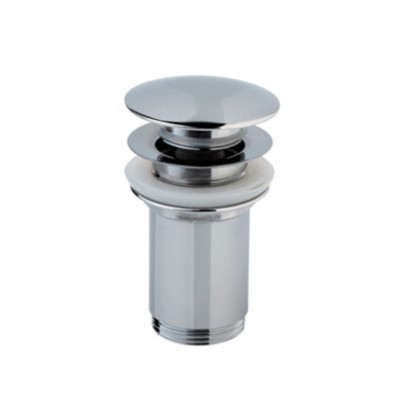 Valvex Vega korek do umywalki z przelewem klik klak okrągły chrom 2452550