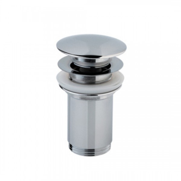 Valvex Vega korek do umywalki z przelewem klik klak okrągły chrom 2452550