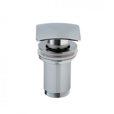 Valvex Square korek do umywalki z przelewem klik klak kwadratowy chrom 2452600