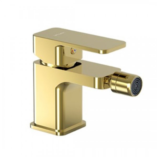 Valvex Loft bateria bidetowa stojąca złoty połysk 2455880