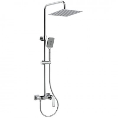 Valvex Esto zestaw natryskowy z deszczownicą 25 cm chrom 2414280