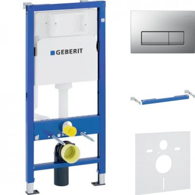 Geberit Duofix Basic stelaż podtynkowy 4w1 kompletny gotowy do montażu chrom mat 46180