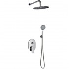 Valvex Dione zestaw prysznicowy podtynkowy deszczownica 25 cm chrom 2449990