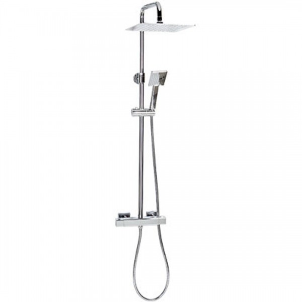 Valvex Cubus zestaw natryskowy z deszczownicą 25 cm chrom 2447140