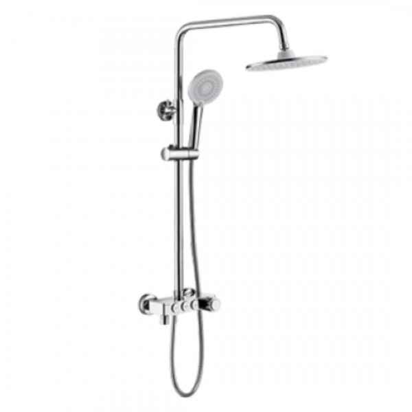 Valvex Decor zestaw natryskowy z deszczownicą 23 cm chrom 2420750