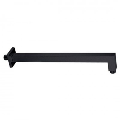 Valvex Kwadro ramię ścienne do deszczownicy kwadratowe 40 cm czarny mat 2444610