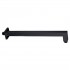 Valvex Kwadro ramię ścienne do deszczownicy kwadratowe 40 cm czarny mat 2444610