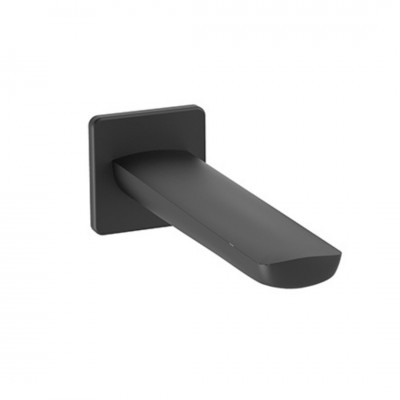 Valvex Kvadro wylewka wannowa 16,4 cm czarny mat 2455510