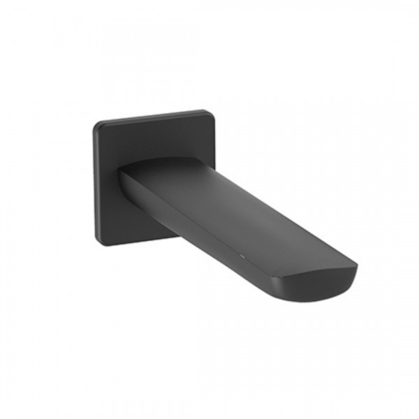 Valvex Kvadro wylewka wannowa 16,4 cm czarny mat 2455510