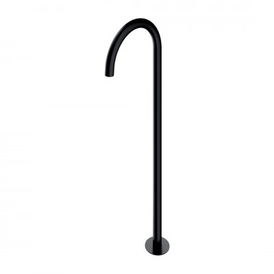 Omnires Y wylewka wannowa 24,5 cm czarny półpołysk WWYBL