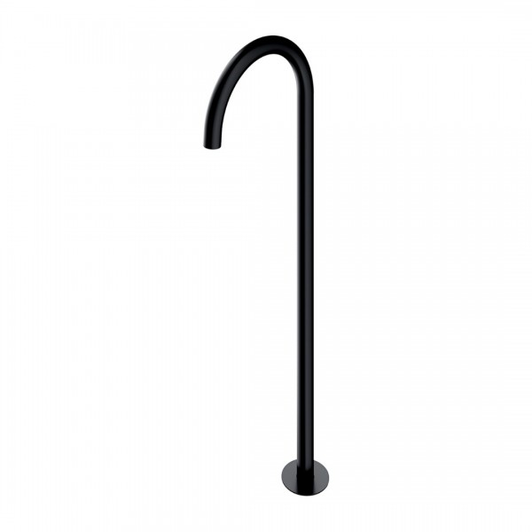 Omnires Y wylewka wannowa 24,5 cm czarny półpołysk WWYBL