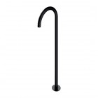 Omnires Y wylewka wannowa 24,5 cm czarny półpołysk WWYBL