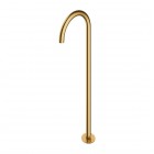 Omnires Y wylewka wannowa 24,5 cm złoty szczotkowany WWYGLB