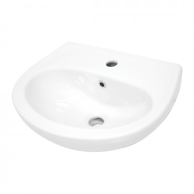 Deante Jasmin umywalka ścienna 45,7x36,4 cm biała CDJ_6U4W