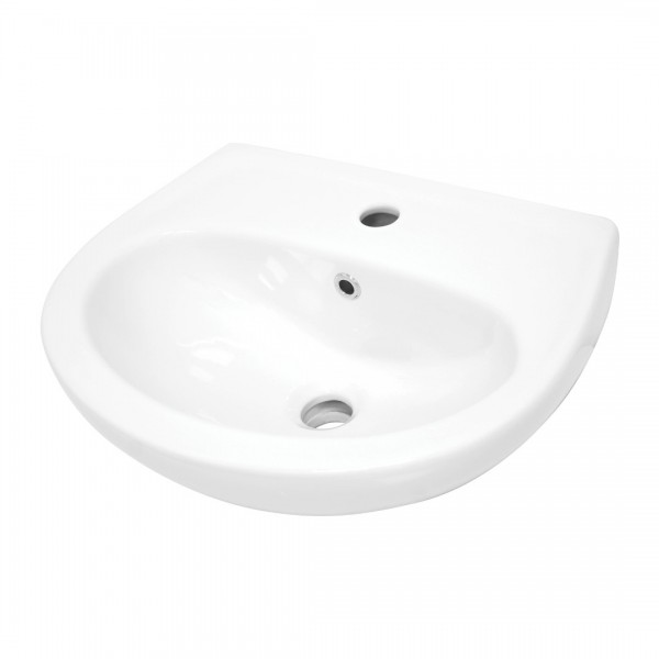 Deante Jasmin umywalka ścienna 45,7x36,4 cm biała CDJ_6U4W